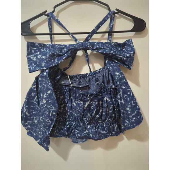 Choosy Blue/White Top NWT Size XS - Picture 4 of 4